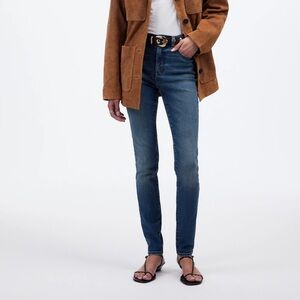 Madewell High Rise Skinny Dark Wash Blue Women's Jeans